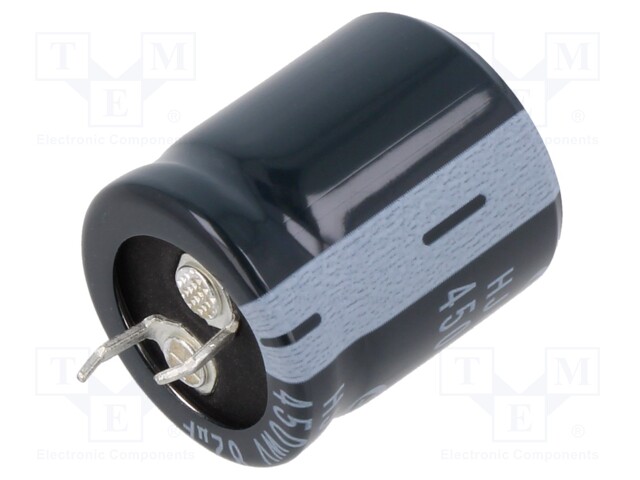 Condensador electrolítico 82uF 450VDC Snap-in. Mod. CE82450