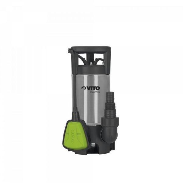Bomba sumergible inox para aguas sucias 550W. Mod. VIBAS550