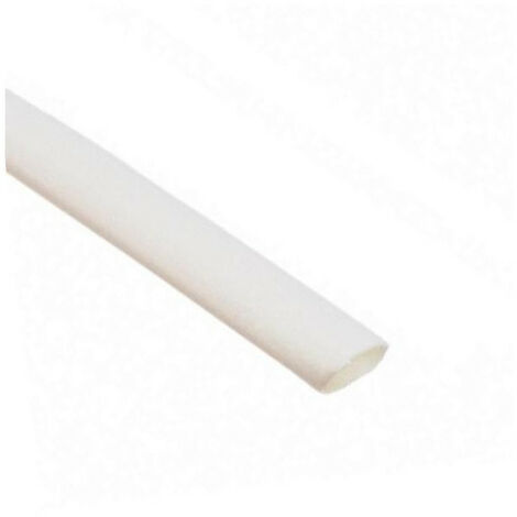 Tubo termorretractil 12.7 mm Blanco 1 metro. Mod. XBPT-12.7BL