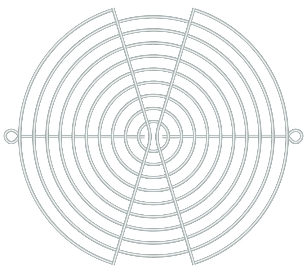 RJV016 - Rejilla ventilador 154,4x15mm, marco aluminio y malla acero. Mod. RJV016