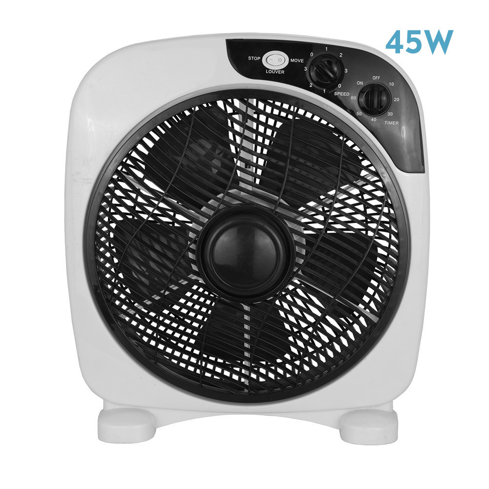 Ventilador Boxfan 45W blanco negro Borja. Mod. 211171026