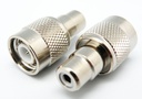 Adaptador TNC macho a RCA hembra. Mod. 1266