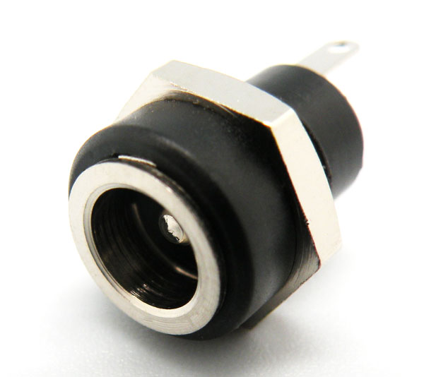 Conector chasis alimentación Jack pin 2.5mm. Mod. 3773