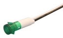 Piloto LED 10.5mm 24V verde. Mod. 12.856/24/V