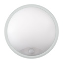 Aplique LED exterior ACRA 14A CCT IP65 c/sensor blanco. Mod. 880300CCT