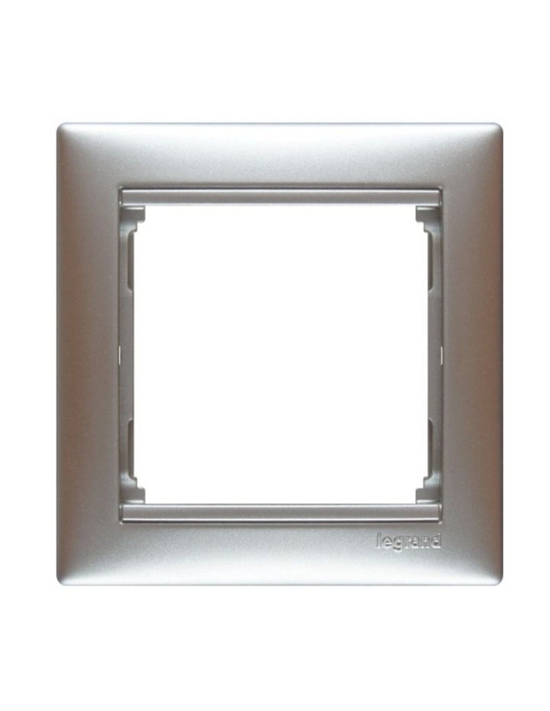 Marco 1 Elemento aluminio Legrand Valena. Mod. L774451