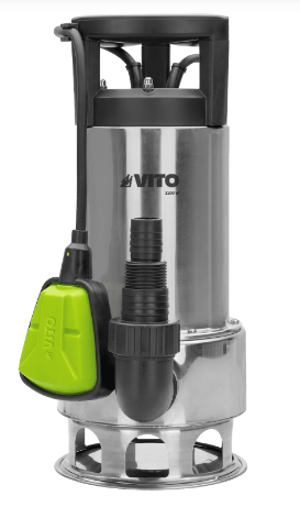 [VIBAS1100] Bomba sumergible inox para aguas sucias 1100W. Mod. VIBAS1100