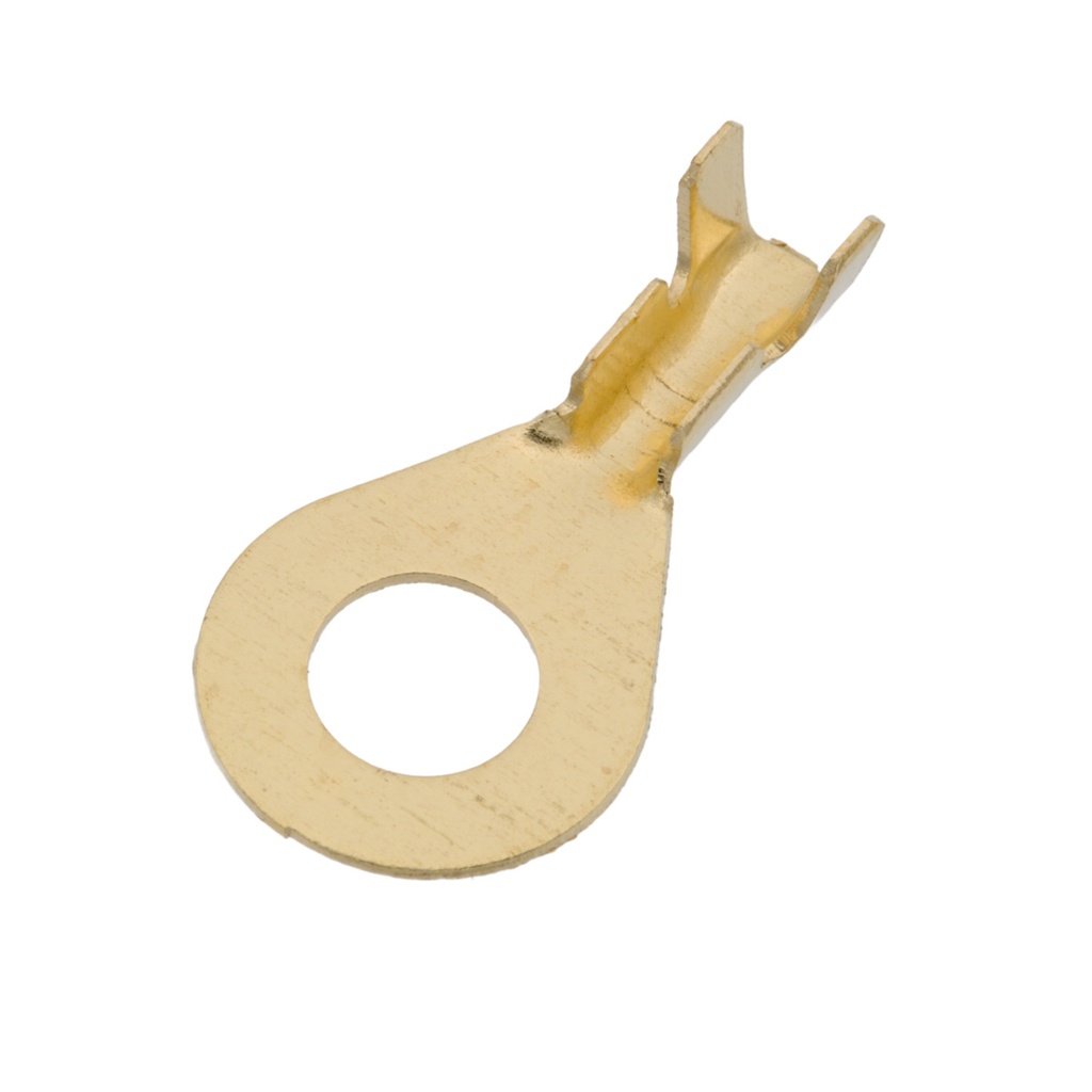 Terminal redondo sin aislar 10A 3.5mm ojal. Mod. 2040204