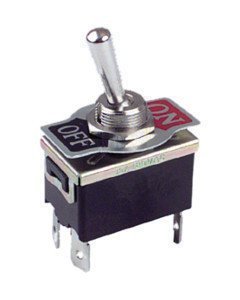 [11467CEDH] Conmutador de palanca bipolar faston 10A 250VAC. Mod. 11.467/C