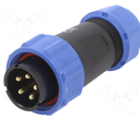 Conector macho 5 pin 30A IP68. Mod. SP2110/P5