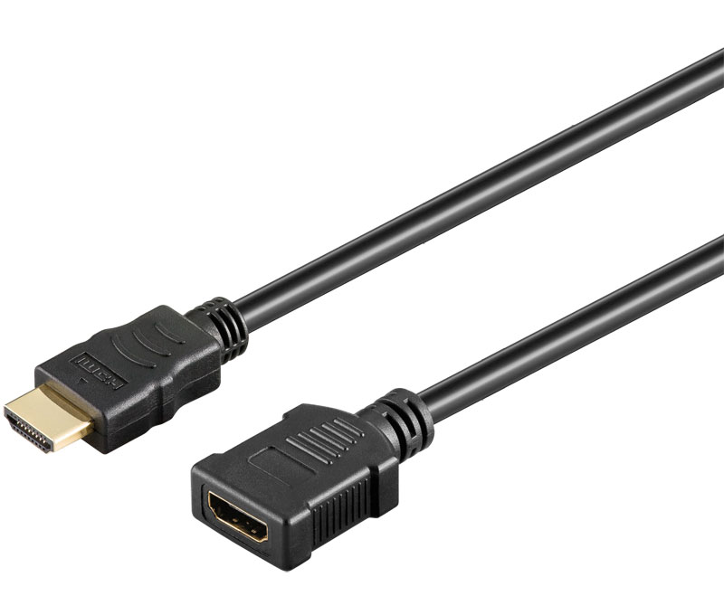 Conexión HDMI 2.0b 4K macho - hembra 1.5metro. Mod. WIR443
