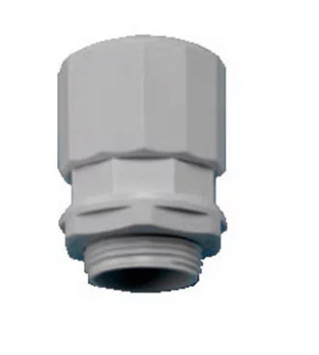 Racor roscado tubo rígido LH M16 IP67 gris RTS16. Mod. 243.1600.0