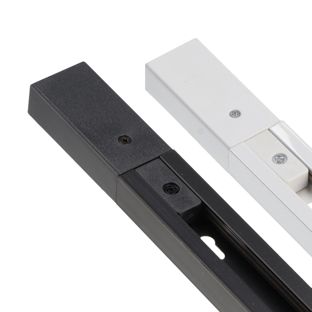 Carril Monofásico Maxpower 2 Metros negro. Mod. LM3204