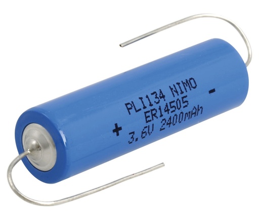 [PLI134ELM] Pila de litio 3.6V 2400mA soldar ER14505. Mod. PLI134