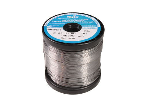 [121103] Rollo estaño 250grs. 0.5mm 60/40 121103