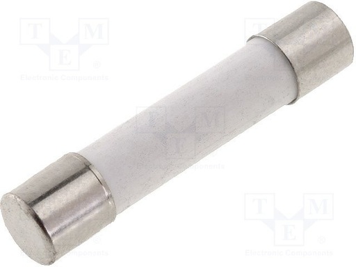 [80205019] Fusible de cartucho retardados de cerámica 6,3A 500VCA SHT. Mod. 8020.5019