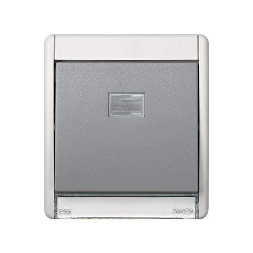 [4400010035] Tecla simple para mecanismos empotrar Simon 44 Aqua. Mod. 4400010-035