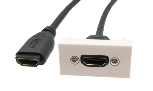 [0043ELG] Conexión HDMI hembra placa a HDMI hembra 20 cm. Mod. 0043