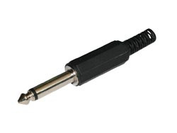 [0237AVA] Conector Jack macho Ø 6,3 mm. Mono. Mod. 0237