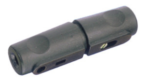 [06007NEDH] Portafusible aéreo baquelita negro 5x20mm tornillo. Mod. 06.007/N