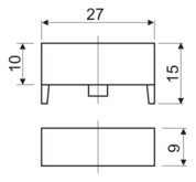 [06082EDH] Protector transparente para portafusible 06.081. Mod. 06.082