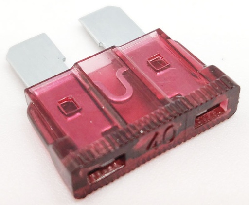 [066040AAVA] Fusibles planos enchufables para automóvil 40A. Mod. 274740