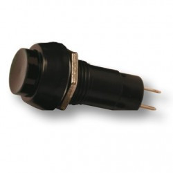 [3826NELG] INTERRUPTOR ROSCADO REDONDO 2A/250V NEGRO. Mod. 0940