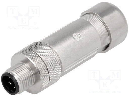 [0976PMC101] Conector macho aéreo M12 5 PIN código B-Profibus IP67. Mod. 66248 0976 PMC 101