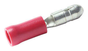 [2040321] Terminal macho cilíndrico, aislante de vinilo 1.5mm2.  Mod. 109271