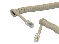 [12772.2AVA] CONEXION TELEFÓNICA RIZADA RJ10 - 4 VIAS - 2,20 M MARFIL MOD.1277/2.2