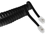 [12772.2NAVA] CONEXION TELEFÓNICA RIZADA RJ10 - 4 VIAS - 2,20M NEGRO MOD 1277/2.2-N