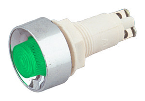 [12862V] Piloto de neón 230V panel VERDE. Mod. 12.862/V