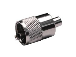 [1300AVA] Conector PL-259 para RG-58. Aislante baquelita. Mod. 1313ELG