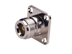 [1435AVA] Conector N hembra fijación a tornillo para chasis. Mod. 1435