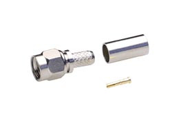 [160258AVA] Conector SMA Macho inverso (RP). Para RG-58. Crimpar. Mod. 1602/58