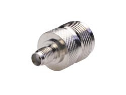 [1638AVA] Conector Adaptador SMA Hembra a N Hembra. Aislante Teflón. Mod. 1638