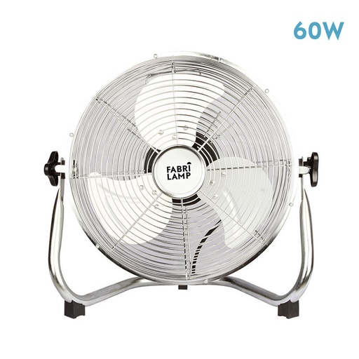 [180971020FAB] Ventilador suelo cromo 40cm 60W Libis. Mod. 180971020