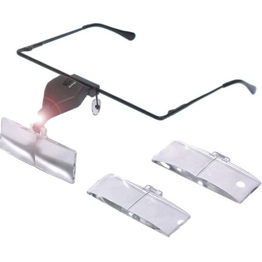 [19304DIS] Gafas Lupa con Led y Varios Aumentos. Mod. 19304