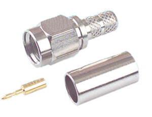 [1672ELG] Conector SMA macho crimpar RG-58. Mod. 20.200/58