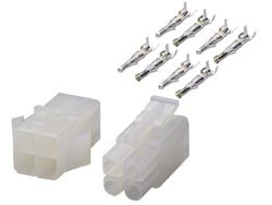 [21002AAVA] Conectores multipolares (macho y hembra) de alimentación para terminales crimpables. Nº de Contactos: 2 Mod. 2100/-2A