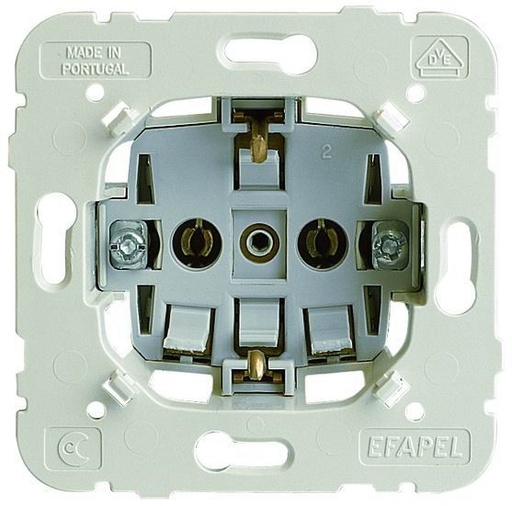 [21131CEY] Base 2 tomas + TT schuko EFAPEL. Mod. 21131