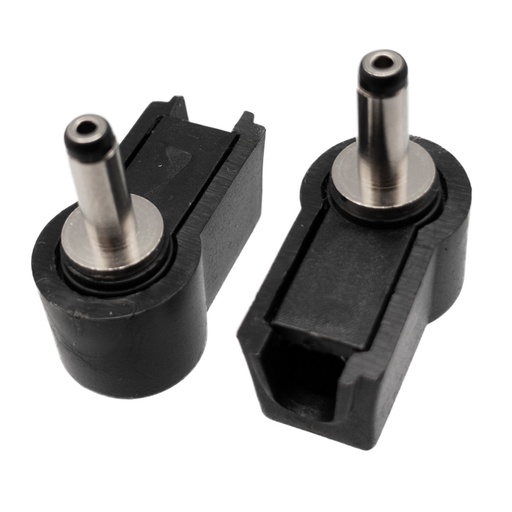 [2196ELG] Conector alimentación Jack acodado 1.35x3.5mm L:9mm. Mod. 2196