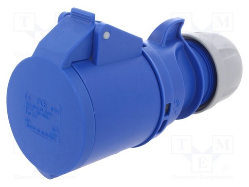 [23203] Base industrial hembra 2P+TT 32A azul IP44. Mod. 2236