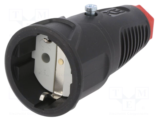 [2510SRTME] Base aérea 2P+TT 16A PCE. Mod. 2510-SR