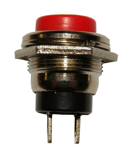 [2690ELG] Pulsador normalmente abierto 125V 3A color rojo. Mod. BR7000039