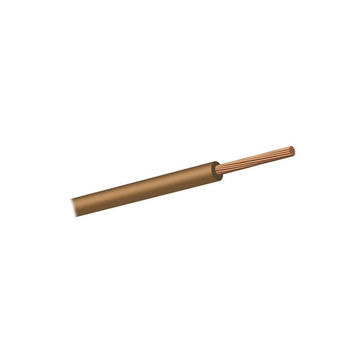 [2973ROD] HILO DE LINEA FLEXIBLE LIBRE DE HALOGENOS 6MM MARRON. MOD. LH6MIBC