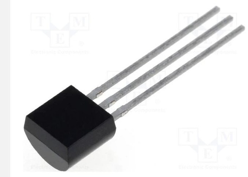 [2N5551DIOTME] Transistor NPN bipolar 160V 0,6A 625mW TO92. Mod. 2N5551