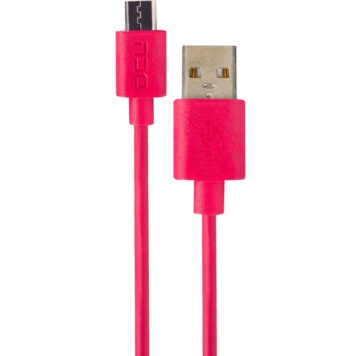 [30401235DCU] Conexión USB A - Micro USB cereza 1 metro. Mod. 30401235