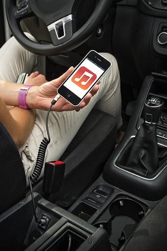 [30701120DCU] Conexión Jack 3.5 ST a Jack 3.5 ST Macho-Macho 1m Negro Rizado. Mod. 30701120