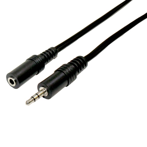 [307050DCU] Conexión Audio jack 3.5mm macho-hembra stereo 5 metros. Mod. 3350ELG